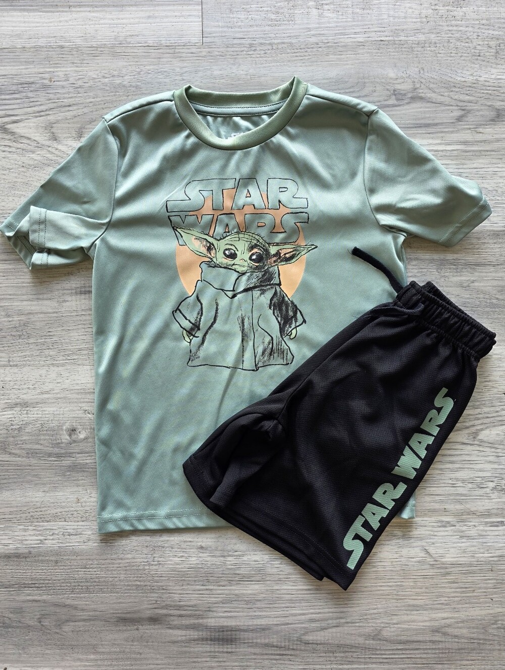 Star Wars Grogu Boys Shirt & Shorts Set 7